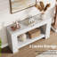 Console de ferme avec rangement ouvert à 2 niveaux-1314639938-1314639940