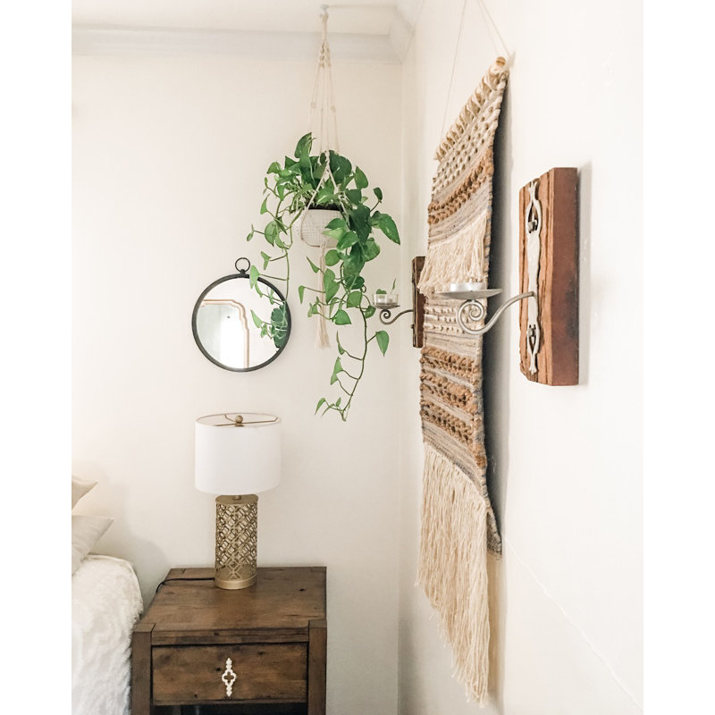 Pasha Hand Woven Jute Wall Hanging - Rod Included