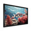 Reproduction sur toile monochrome de poissons roses et gris III