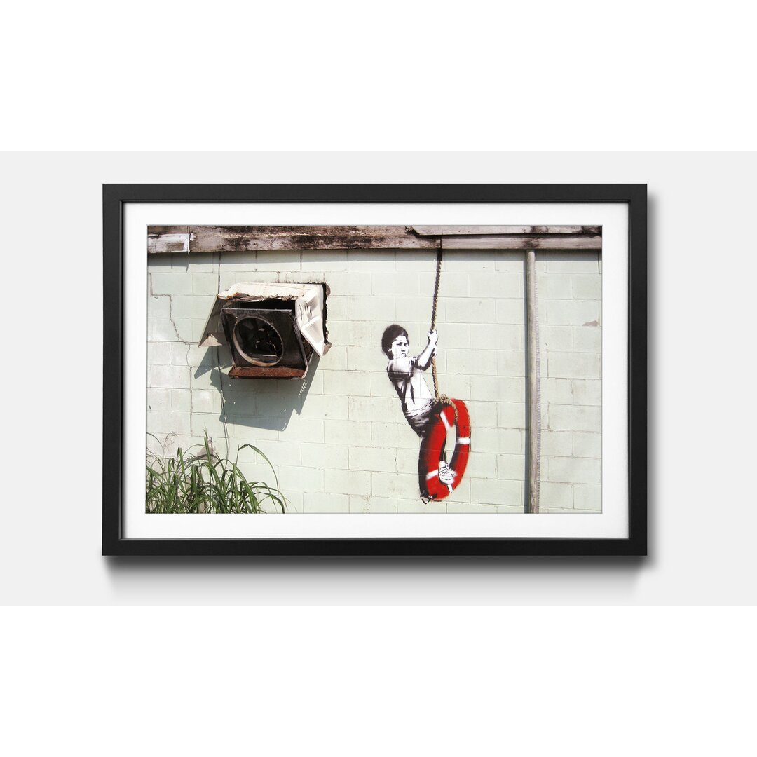 Gerahmtes Poster No. 4 von Banksy