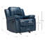 Fauteuil inclinable en cuir Charlotte avec fonction coulissante et inclinable, support de coussin de qualité supérieure et fabrication robuste pour un confort ultime