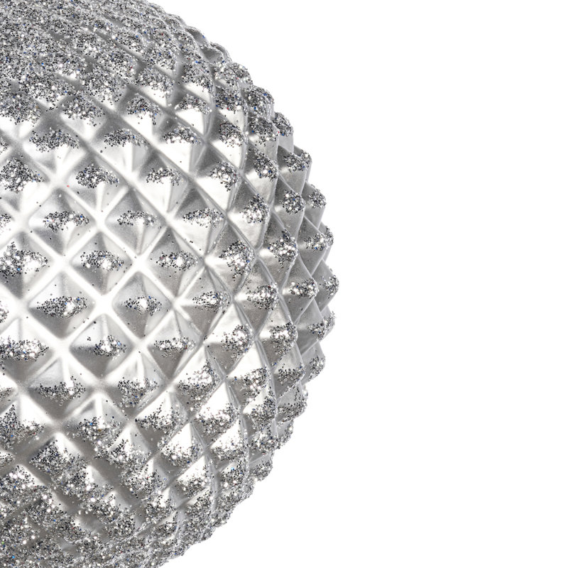 Boule incassable 4 po, Argent