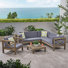 Acacia 6 - Person Patio Conversation Set with Cushions