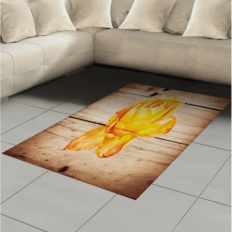Romance High Density Long Fiber Poly Threads Decorative Area Rug Carpet, Rectangle 4' x 5'8"