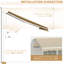 Auvent de jardin 13 pi x 8 pi, beige. -, eau-. Manivelle manuelle. Cadre en aluminium pour une terrasse et un espace rétractables. Poignée, fabrication