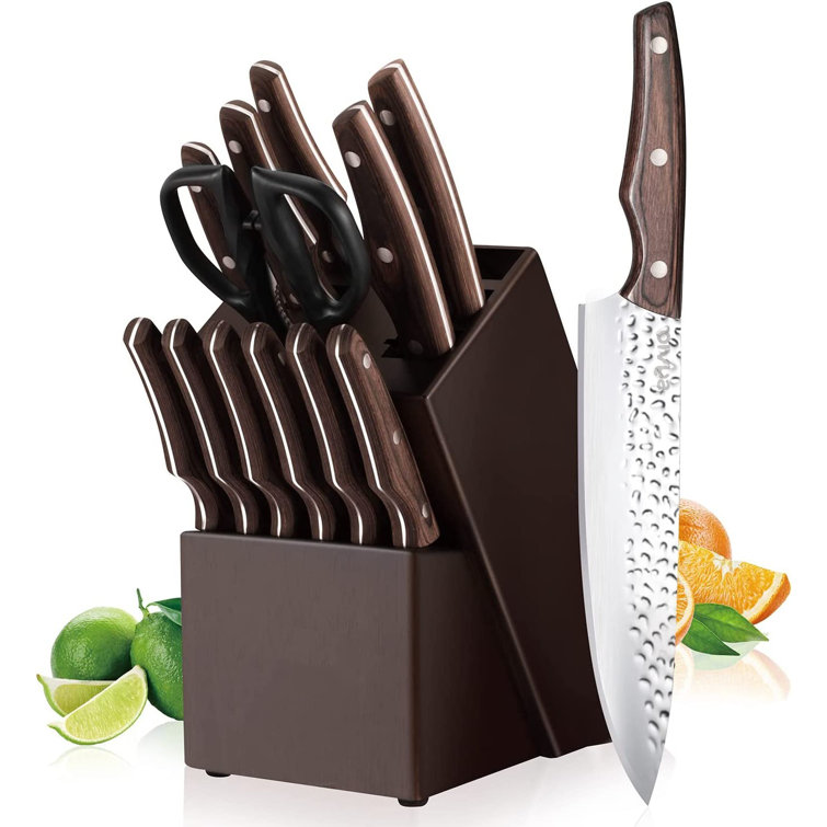 Melissa 15 Piece Stainless Steel Knife Block Set