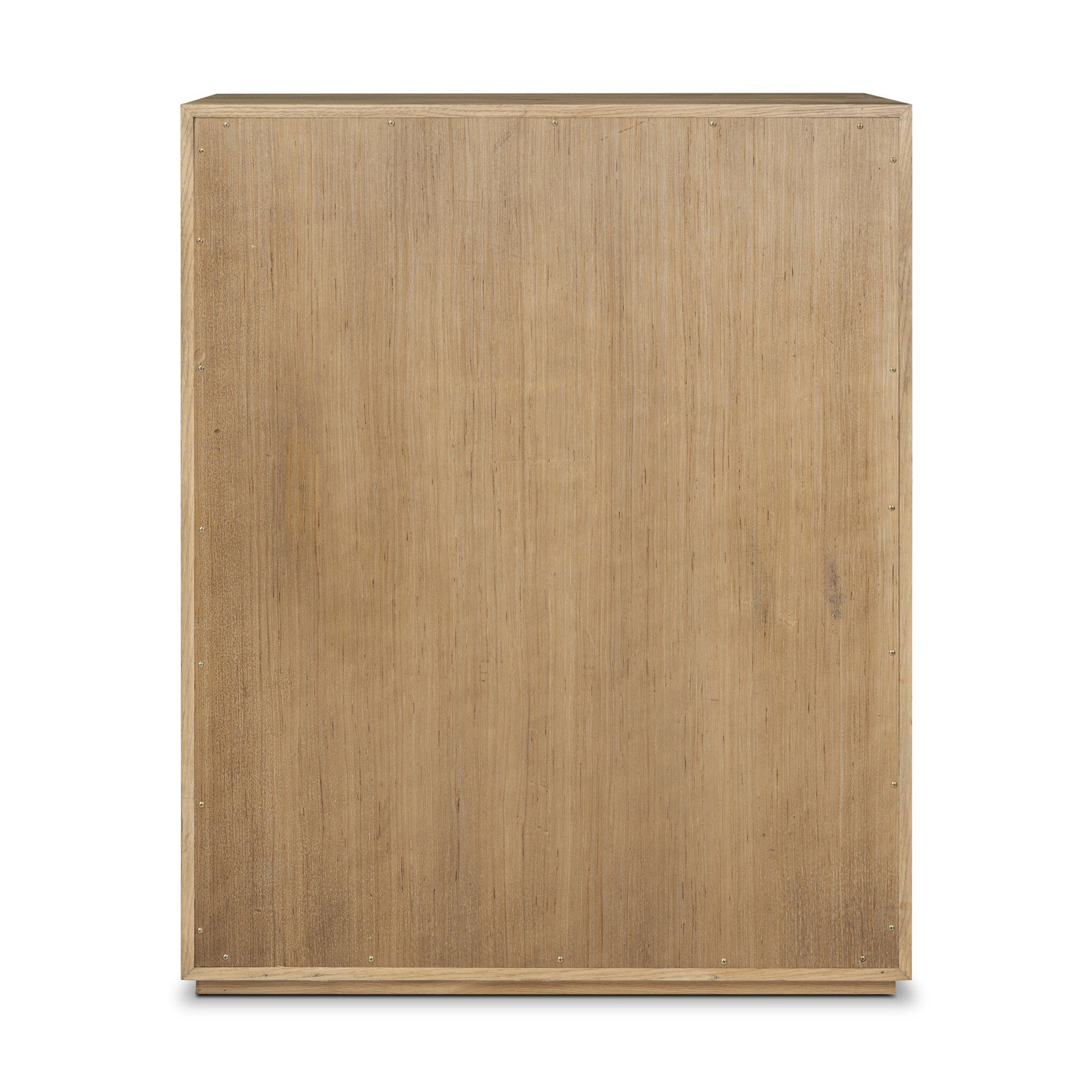 38" Oak 5-Drawer Dresser, Rustic Light Natural