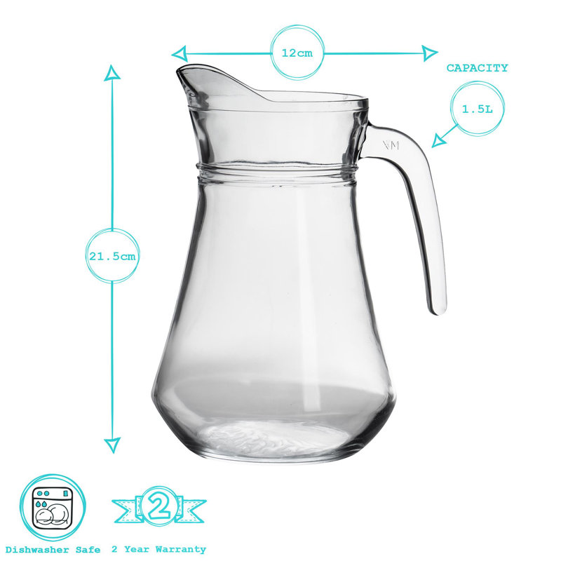 Argon Tableware - Brocca Glass Water Jugs