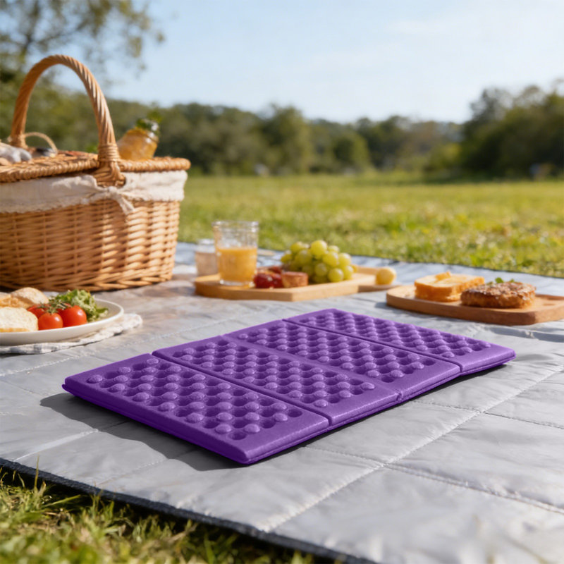 Coussin en mousse, Mauve