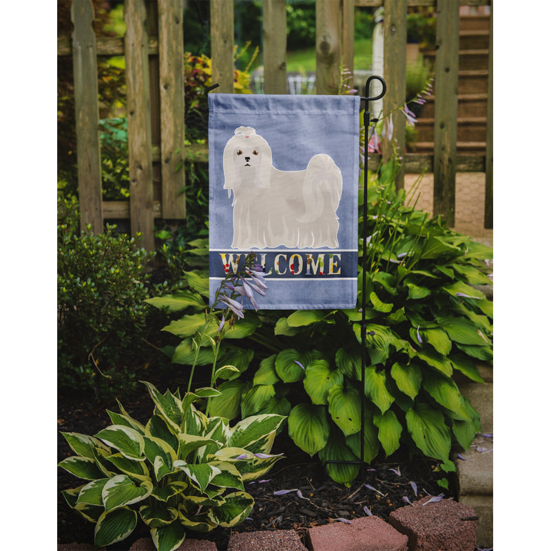 Drapeau impérial Shih Tzu Welcome Garden taille 9EC59815D20042D399EE9FCE8498D299, Maltais 1