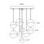 Luminaire suspendu en forme de globe à 9 lumières Grapes®-14262572-14262574-97951026
