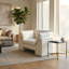 Fauteuil d'appoint 55 po Belova, blanc