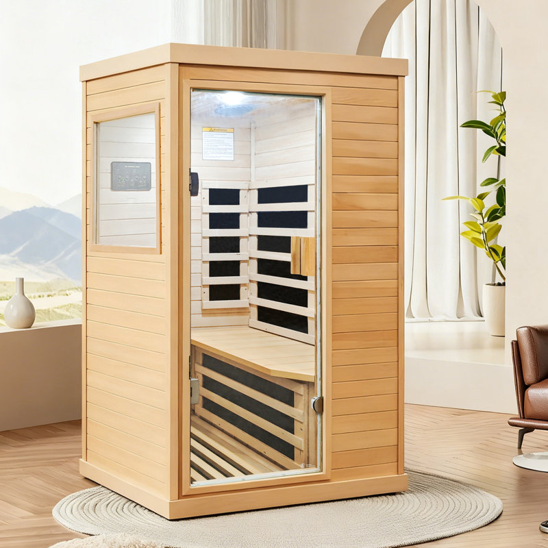 Infrared Solid Wood Sauna Room Single Room