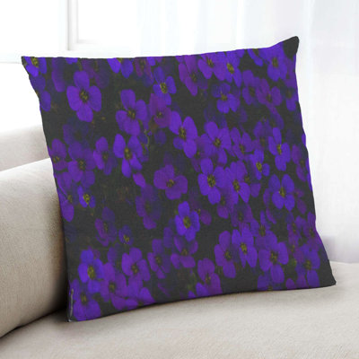 Color Focus Purple 9 Throw Pillow