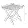Table d'appoint pliante en bois Grandview Adirondack
