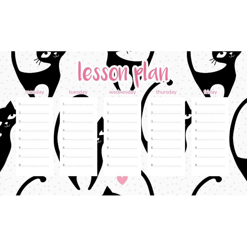 Magnetic Lesson Plan Black Cats
