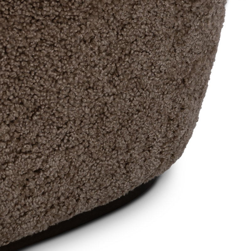 Julius Chaise-Taupe Shearling