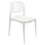 Chaise de salle à manger en polypropylène Janemarie - blanc - paquet de 4-477042365