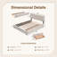 Queen Upholstered Platform Bed With 2 Drawers And 1 Twin XL Trundle-1197976719