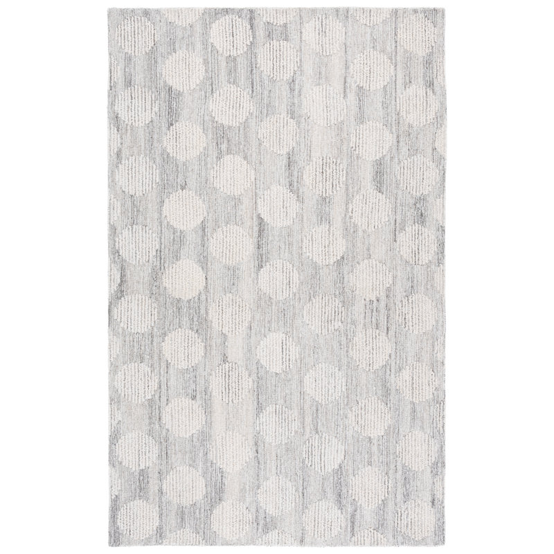 Metro 895 Hand Tufted 85% Wool; 15% Cotton Geometric Rug, Rectangle 6' x 9'