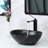 Davivy 16'' X 13.2'' Bathroom Vessel Sinks with Pop Up Drain Easy Installation