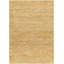 Edgemere Solid Color Hand Braided Jute Area Rug in Khaki-236578644