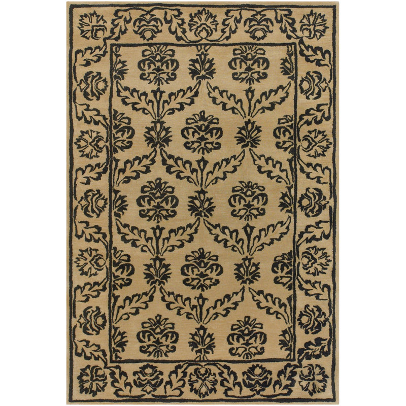 Floral Indoor Rug, Rectangle 5' x 7'6"