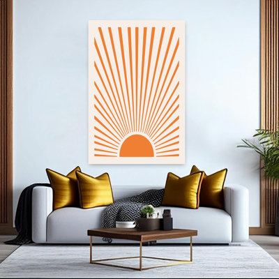 Halfsun Abstract Contemporary Wall Art Print