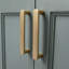Ribbed Bar / Handle Pull with Fluted Stems-834635897-854159881