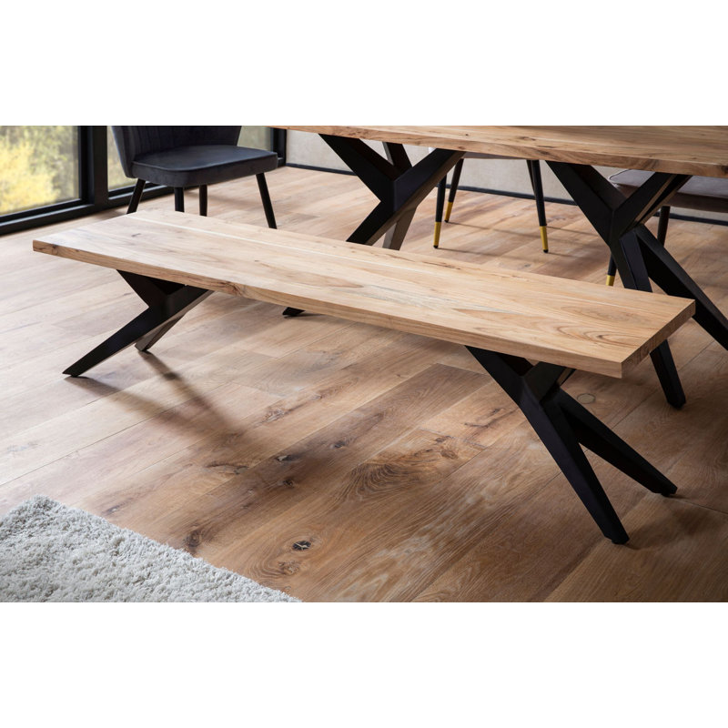 Bench, 45cm H x 160cm W x 45cm D.