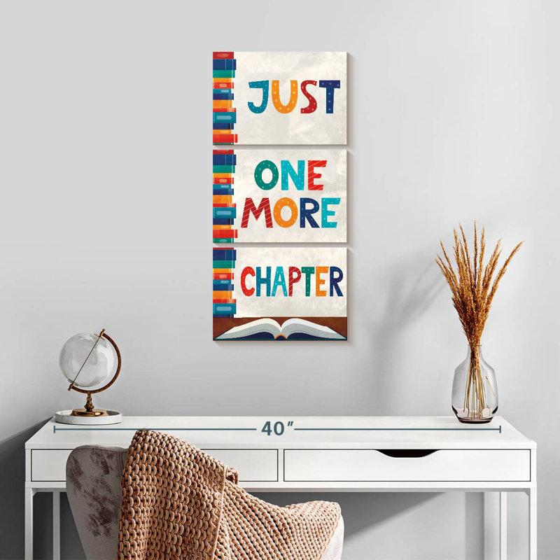 One More Chapter, 27" H x 12" W