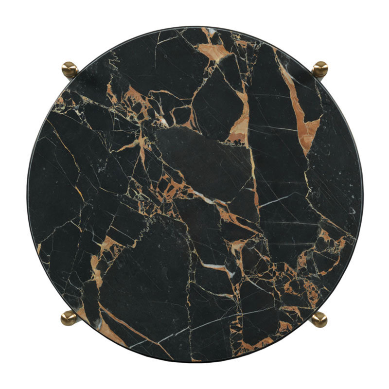 Grier Marble End Table, Black