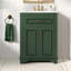 Meuble-lavabo de 24 po avec lavabo en céramique et rangement polyvalent-1097390803