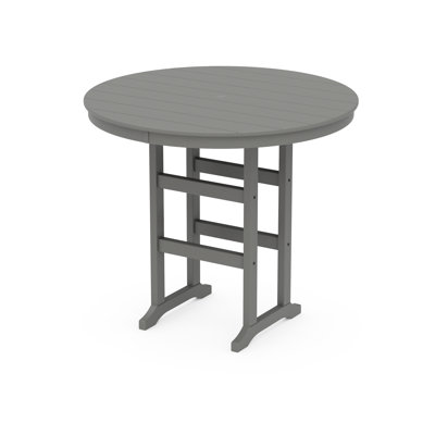 POLYWOOD Round Farmhouse Bar Table