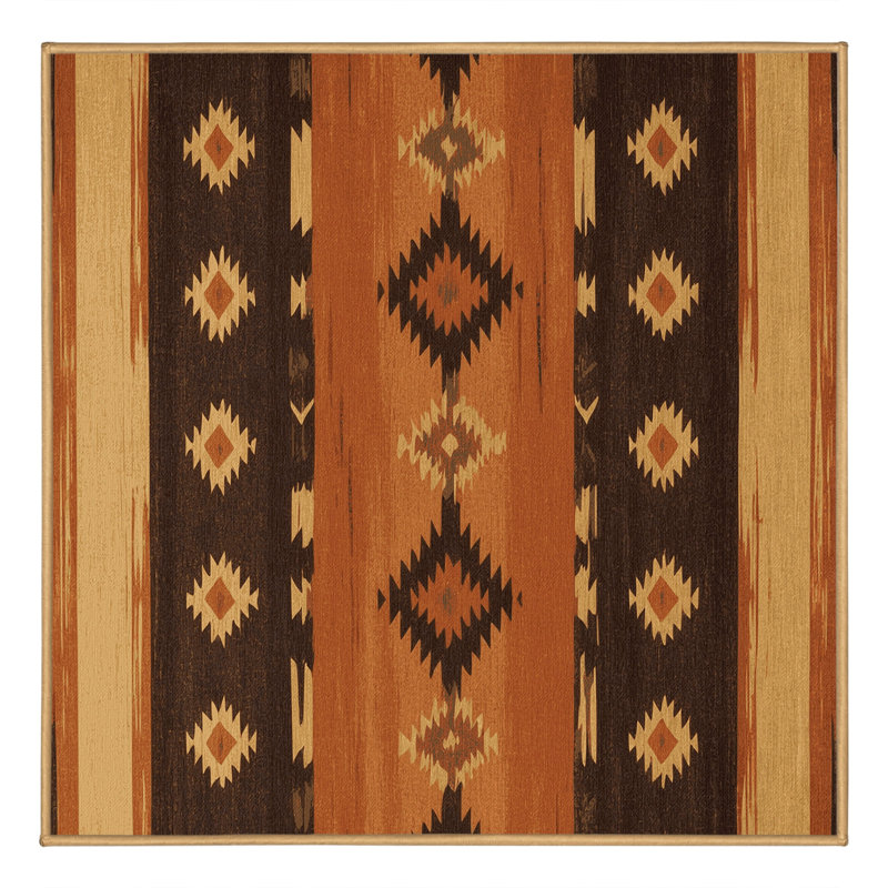 Plateau Threads Rug, Square 6'