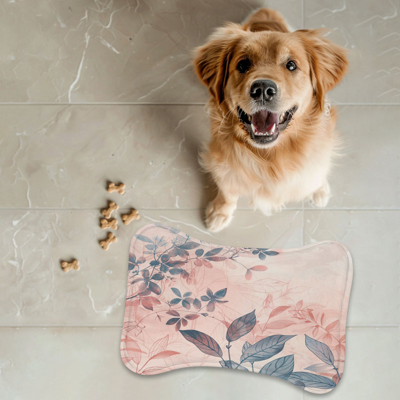 Tapis rustique en forme d'os 1 pièce