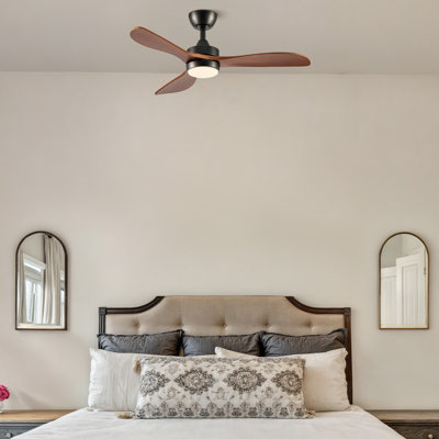 Offie 42" W LED Propeller Ceiling Fan with Remote