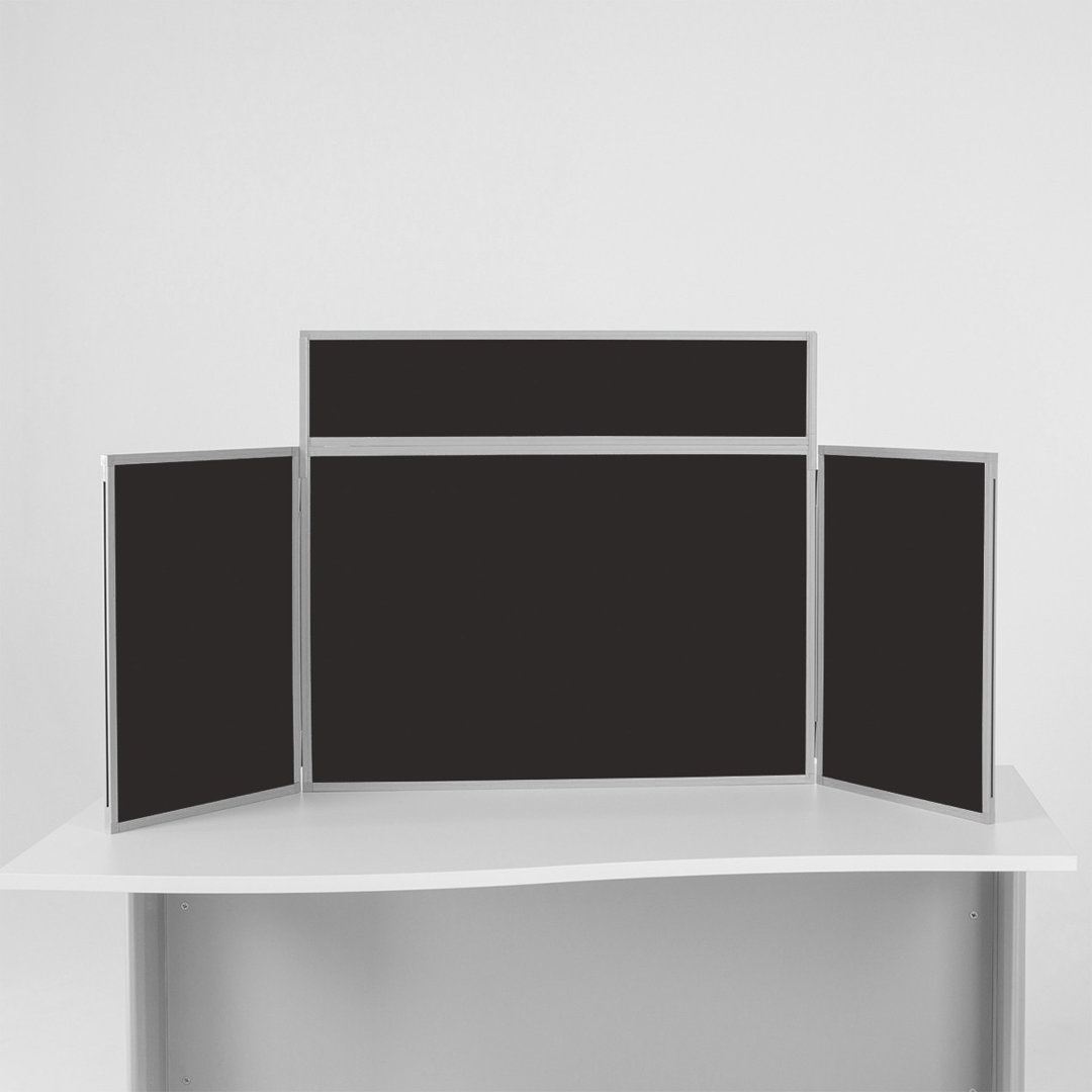 Free-Standing Reversible Bulletin Board 80cm H x 180cm W
