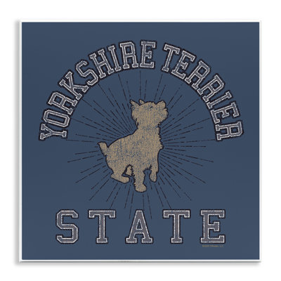 Yorkshire Terrier State Wall Plaque Art by Spirit Animals/Life Is High