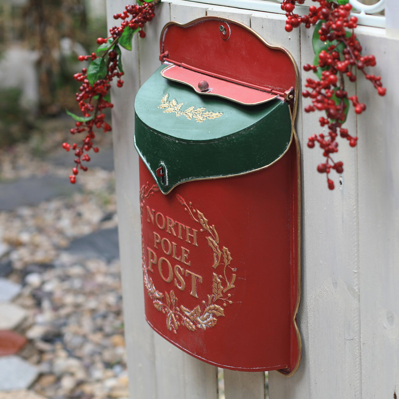 Iliana Metal Wall Mounted Letter Box