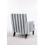 Fauteuil d'appoint rembourré avec garniture cloutée pour le salon