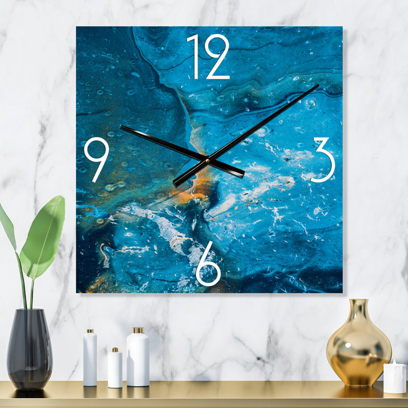 Horloge murale abstraite, Très grand