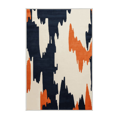 Tapis beige lavable à la machine
