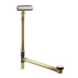 Clearflo Slotted 1.5" Leg Tub Drain With Overflow