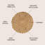 Round Geometric Brown Area Rug-246555304