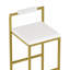 Ensemble de 2 tabourets de bar rembourrés en velours avec tabourets de cuisine modernes-1256211371-1256211370