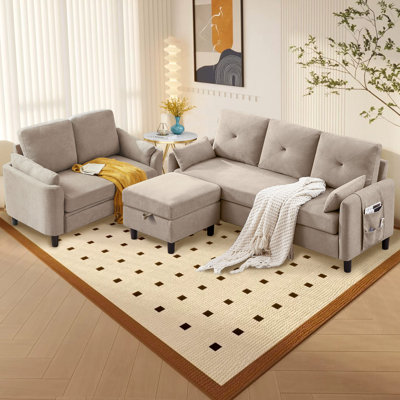 Sitaram 3 - Piece Living Room Set