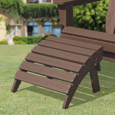 Wolak Classic Outdoor Adirondack Folding Ottoman