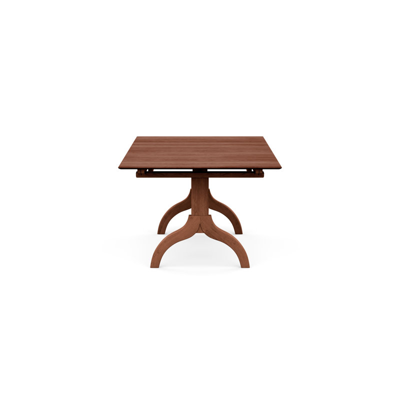 Sarah Four Leg Extension Table, Cognac Cherry, 66" L x 42" W