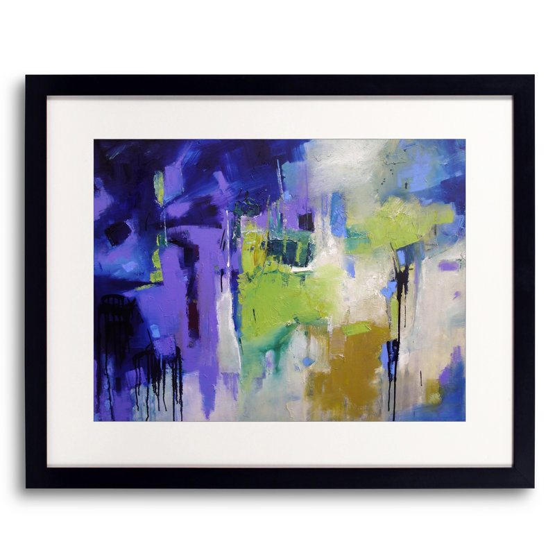 Wed Print by Elizabeth Chapman, Black Framed Paper, 24" H x 30" W
